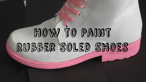 best paint for shoe soles.